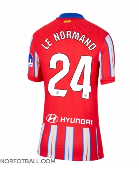 Billige Fotballdrakt Atletico Madrid Robin Le Normand #24 Replika Hjemmedrakt Dame 2024-25 Kortermet